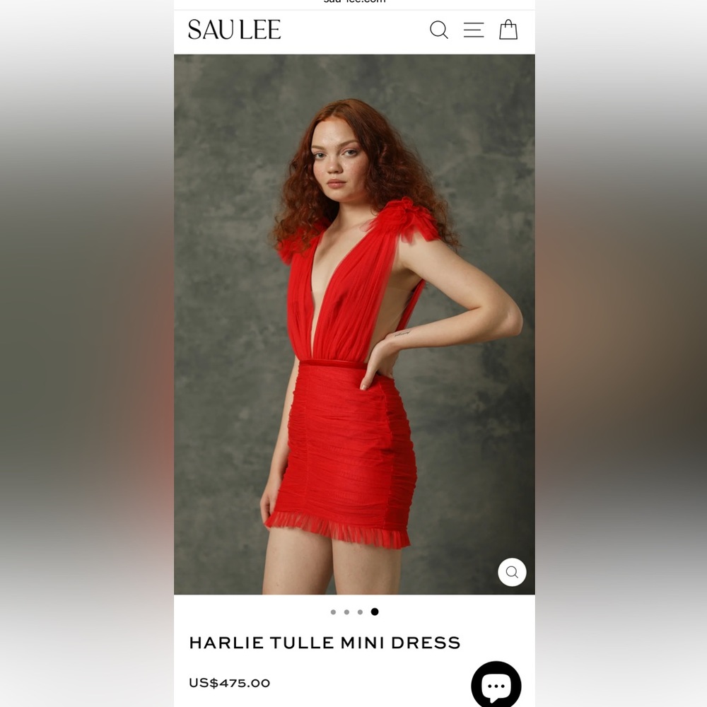 Harlie Tulle Mini Dress